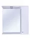 Зеркальный шкаф «Sanstar» Бриз 70 с подсветкой белый правый, картинка №2