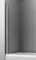 Шторка на ванну стеклянная «Wasserkraft» Leinel 35P01-80 80/140 прозрачная/хром универсальная, фото №1