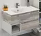 Мебель для ванной подвесная «Comforty» Турин 90 дуб бежевый, фотография №3