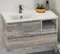 Мебель для ванной подвесная «Comforty» Турин 90 дуб бежевый, изображение №4