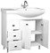 Мебель для ванной «Onika» Эльбрус 82.10 белая левая/правая, изображение №4