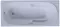 Ванна акриловая «Акватек» Лея 170/75 с каркасом с сифоном белая, фото №1