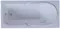 Ванна акриловая «Акватек» Леда 170/80 с каркасом с сифоном белая, фото №1