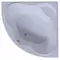 Ванна акриловая «Акватек» Галатея 135/135 с экраном с каркасом с сифоном белая, фото №1