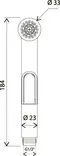 Ручная гигиеническая лейка «Am.Pm» F0201964 хром, картинка №2