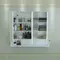 Зеркальный шкаф «СанТа» Вегас 100 без света белый, картинка №2