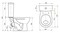 Унитаз компакт «Santeri» Орион Стандарт 1.P400.8.S00.00B.F белый с сиденьем полипропилен белое, картинка №2
