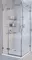 Душевое ограждение «Aquaton» Lax 100/100 квадратный прозрачный левый, фото №1