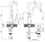 Смеситель для раковины «Margaroli» Classica RU1001AA01GD с донным клапаном золото, картинка №2
