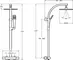 Душевая система «Jacob Delafon» Talan E11717RU-CP с термостатом хром, картинка №2