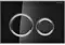 Кнопка смыва «Geberit» Sigma 21 115.884.SJ.1 черное стекло, фото №1