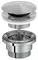Донный клапан для раковины «Jacob Delafon» E30536-CAT с механизмом Клик-Клак матовый хром, фото №1