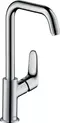 Смеситель для раковины «Hansgrohe» Focus 31609000 с донным клапаном хром, фото №1