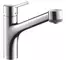 Смеситель для кухонной мойки «Hansgrohe» Talis S 32841000 с выдвижным изливом хром, фото №1