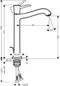 Смеситель для раковины «Hansgrohe» Metropol Classic 31303090 с донным клапаном хром/золото, картинка №2