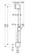 Штанга для душа «Hansgrohe» Unica 27611000 со шлангом 160 см хром, картинка №2