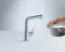 Смеситель для кухонной мойки «Hansgrohe» Metris Select 14883800 серый матовый, фотография №3 Смеситель для кухонной мойки «Hansgrohe» Metris Select 14883800 серый матовый, фотография №3