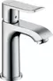 Смеситель для раковины «Hansgrohe» Metris 31088000 с донным клапаном хром, фото №1