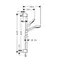 Душевой гарнитур «Hansgrohe» Croma Select S 26560400 хром/белый, картинка №2