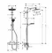 Душевая система «Hansgrohe» Crometta S 27267000 с термостатом хром, фотография №3