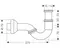 Сифон для раковины «Hansgrohe» HG 55237000 хром, картинка №2