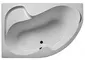 Ванна акриловая «Marka One» Aura 150/105 без опор без сифона белая левая, фото №1