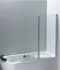 Шторка на ванну стеклянная «1Marka» HX-121 120/138 прозрачная универсальная, картинка №2