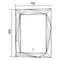 Зеркало «Aima Design» Brilliant/Cristal Light 70 с подсветкой и подогревом белое, фотография №3