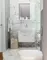 Зеркало с шкафчиком «1Marka» Вита 65 без света белый глянец правый, изображение №4