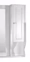 Подвесной шкаф «ASB-Woodline» Гранда 24 подвесной белый с патиной серебро правый, фото №1
