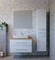 Мебель для ванной подвесная «ASB-Woodline» Санди 100 белая, изображение №12