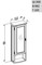 Подвесной шкаф из массива «Opadiris» Клио 30 с матовым стеклом подвесной белый левый, изображение №4