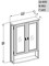 Подвесной шкаф из массива «Opadiris» Клио 60 с матовым стеклом подвесной белый, изображение №4