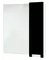 Зеркало с шкафчиком «Bellezza» Пегас 80 без света чёрное/белое правое, фото №1