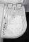Гидромассажная ванна акриловая «Gemy» G9083 K 180/121 с каркасом с сифоном белая правая, фото №1