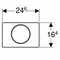 Кнопка смыва «Geberit» Sigma 10 115.758.JT.5 белая, картинка №2