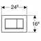 Кнопка смыва «Geberit» Sigma 30 115.883.JT.1 белая матовая, картинка №2