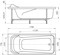 Гидромассажная ванна акриловая комплект «Radomir» Роза 169/77 (форсунки белые) белая, изображение №4