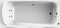 Гидромассажная ванна акриловая комплект «Radomir» Роза 169/77 (форсунки белые) белая, картинка №2