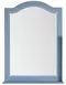 Зеркало «ASB-Woodline» Модерн 85 без света Рошфор с белой патиной, фото №1