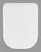 Сиденье для унитаза «Roca» The Gap 7801472001 дюропласт с микролифтом белая, картинка №2