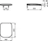 Сиденье для унитаза «Ideal Standard» Esedra T318201 дюропласт белое, картинка №2