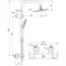 Душевая система «Ideal Standard» Idealrain Cube Evo A6985AA с термостатом хром, картинка №6