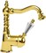 Смеситель для биде «Cezares» VINTAGE-BSM2-03/24-Sw с донным клапаном золото, фото №1