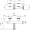Смеситель для ванны «Cezares» APHRODITE-VDM-01-Bi хром, картинка №2