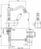 Смеситель для биде «Cezares» ELITE-BSM2-01-Bi с донным клапаном хром, картинка №2