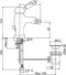 Смеситель для биде «Cezares» ELITE-BSM1-02-Bi с донным клапаном бронза, картинка №2