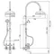 Душевая система «Cezares» DIAMOND-CVD-02-Sw бронза, картинка №2