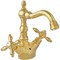 Смеситель для раковины «Cezares» ATLANTIS-NOSTALGIA-LS2-03/24 с донным клапаном золото, фото №1
