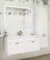 Мебель для ванной подвесная «Sanflor» Ванесса 105 белая, фото №1